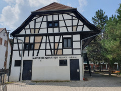 L'ancienne grange transformée en mairie de quartier